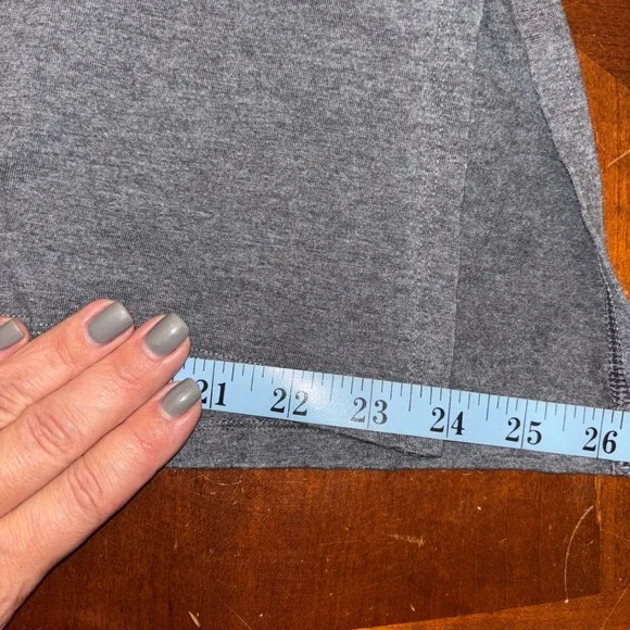 Toad&Co | Montclair Midi Dress | L Gray Organic Cotton Blend Long Sleeve Casual - Picture 13 of 13